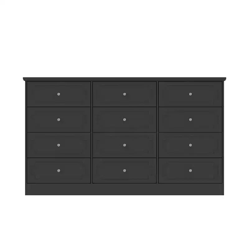 12-Drawer Large Dresser Storage Cabinet, Chest of Drawers, Large-Capacity Organizer for Multi-Room Storage & Decor