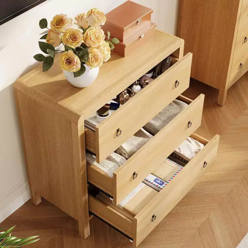 3 Drawer Dresser for Bedroom, Chest of Drawers, Closet Dresser Storage Cabinet Organizer for Bedroom, Living Room, Hallway