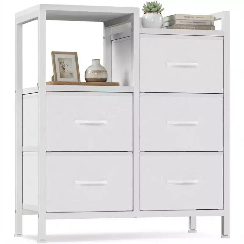 5-layer movable filing cabinet with open storage shelves, a filing cabinet for home office organization, office storage organizer