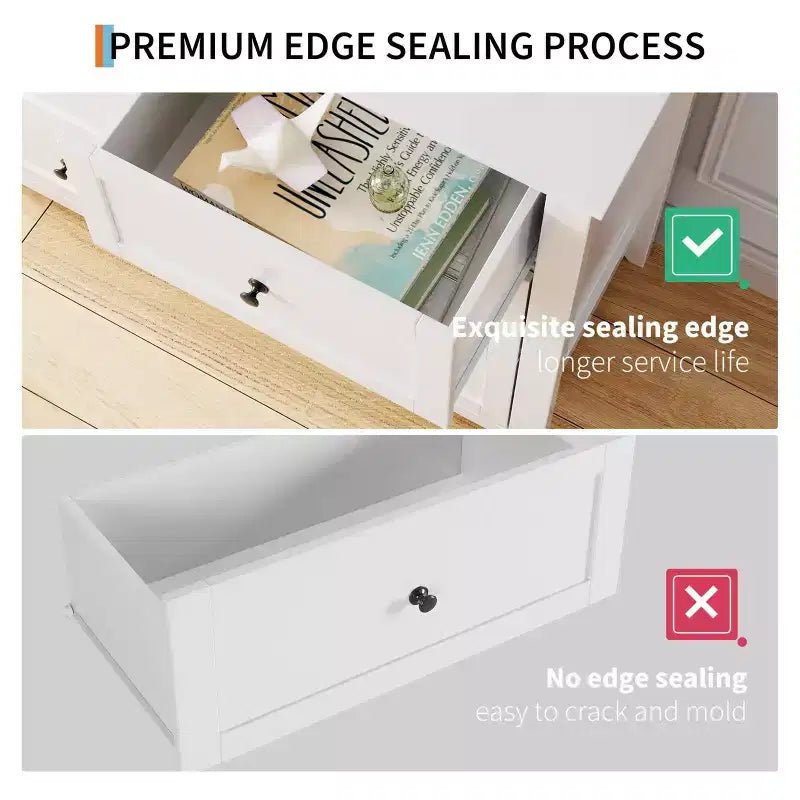 6 Drawer Dresser for Bedroom, Simply Modern Chest of Drawers, Wood Storage Large Dresser with Deep Drawers for Living Room, Hallway Entryway