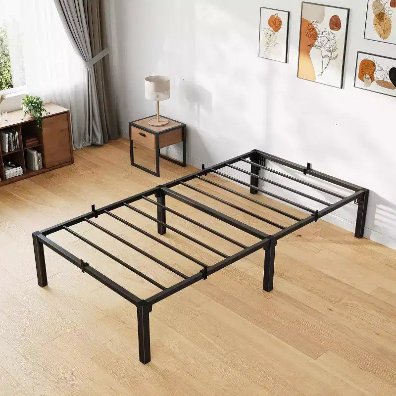 Metal Bed Frame, Heavy Duty Metal Platform Bed Frame with Reinforced Slats Support, 800 Lbs Load Capacity, Noise Free