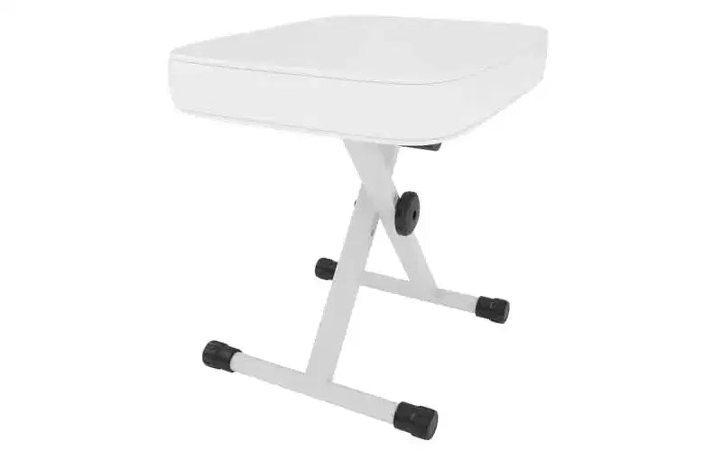 X-Shaped Foldable Piano Guitar Stool, 2.56" High-Density Foam, 3-Level Height Adjustable