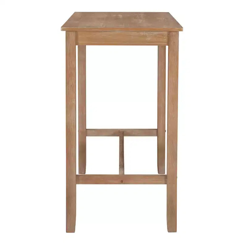 42" Bar Height Pub Table, Black