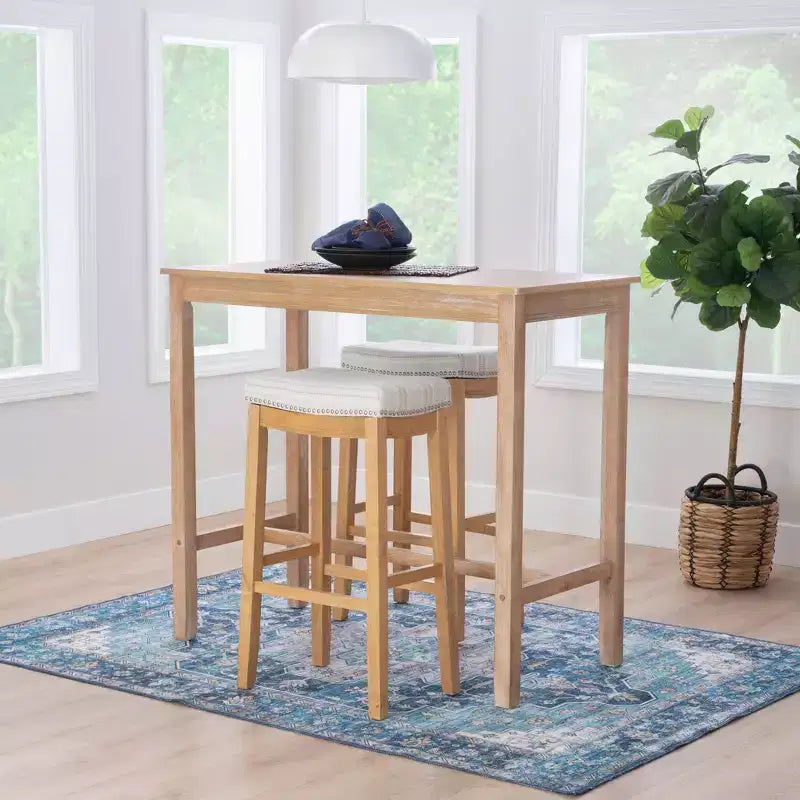 42" Bar Height Pub Table, Black