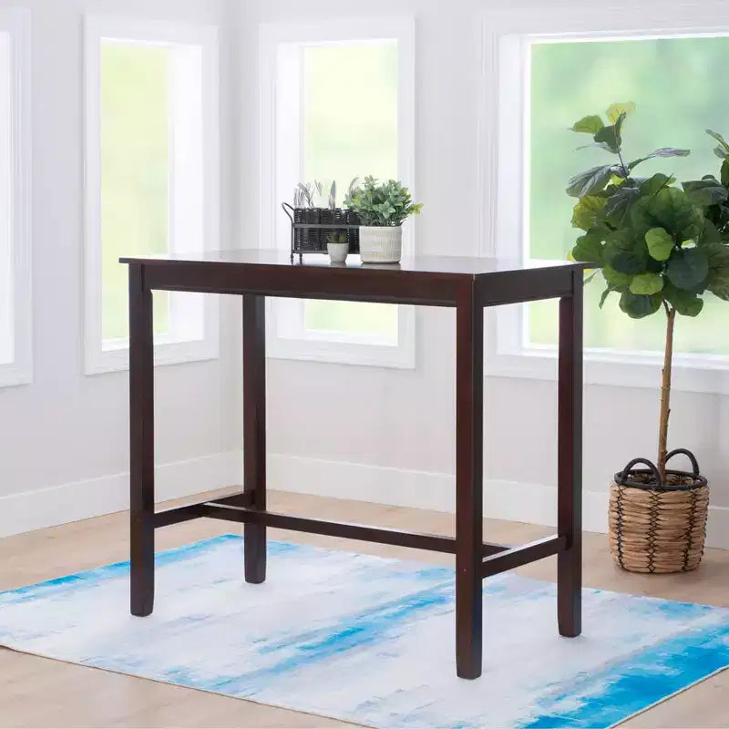 42" Bar Height Pub Table, Black