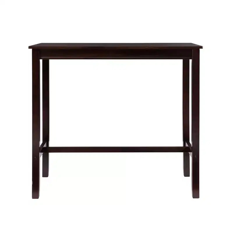 42" Bar Height Pub Table, Black