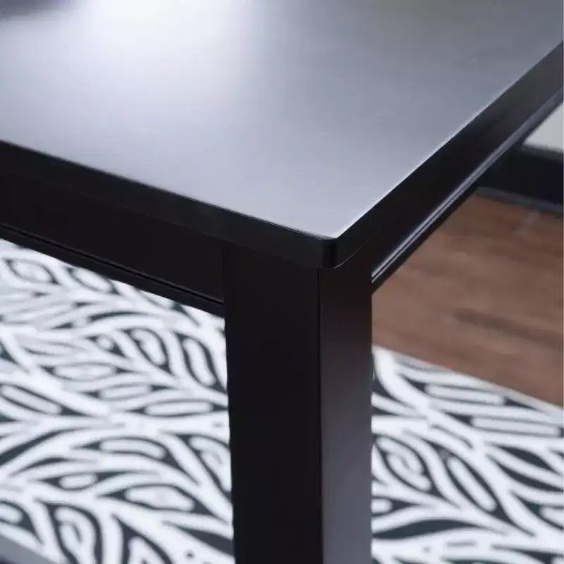 42" Bar Height Pub Table, Black