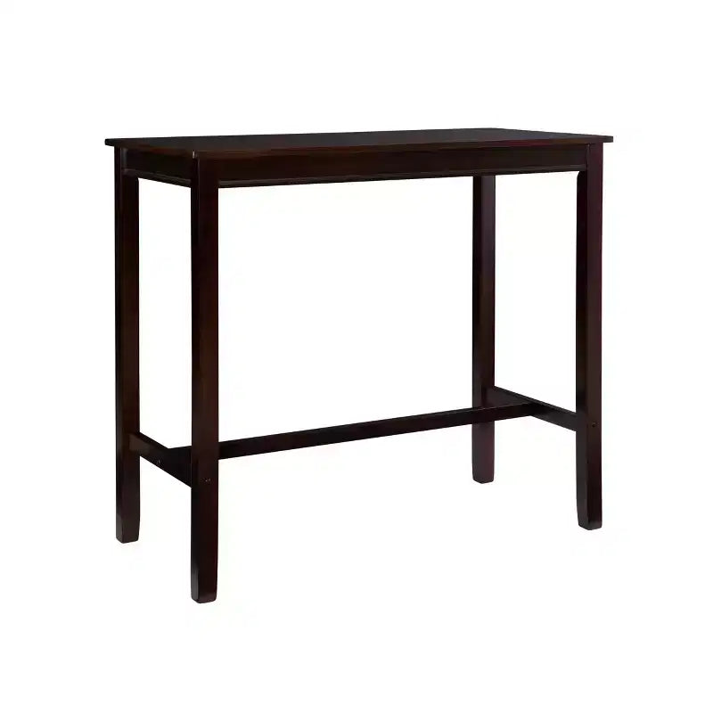 42" Bar Height Pub Table, Black