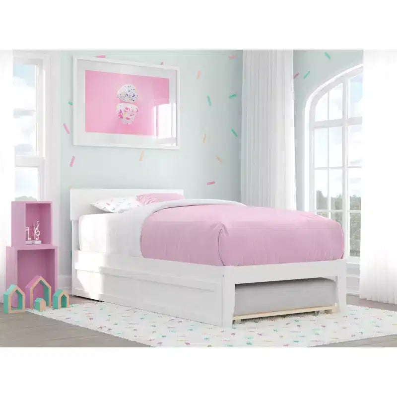 Twin Bed with Twin XL Trundle Bed
