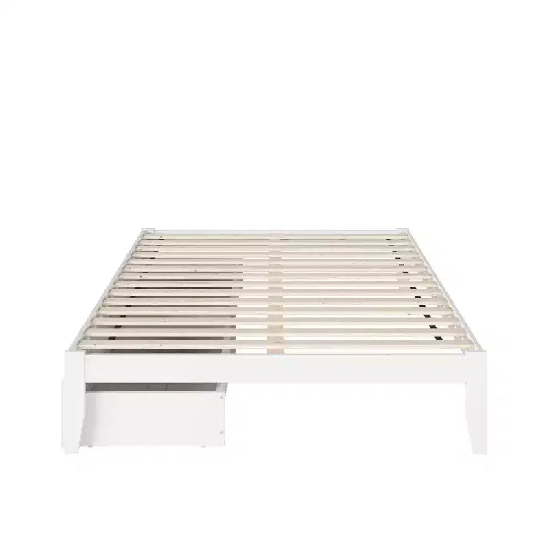 Full Size Bed with USB Turbo Charger and 2 Extra Long Drawers
