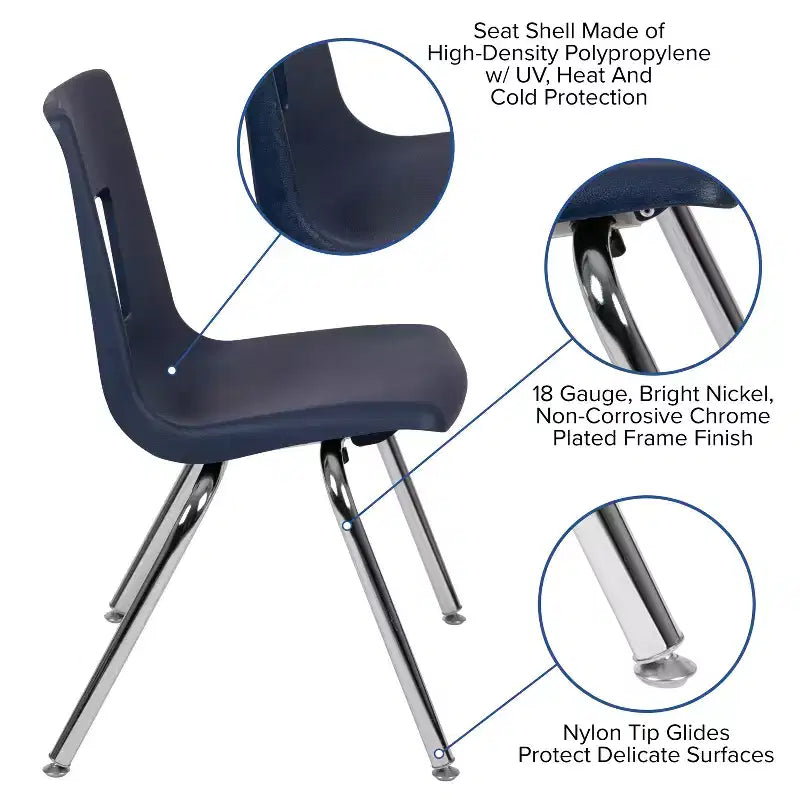 Student Stack School Chair, 16-Inch
