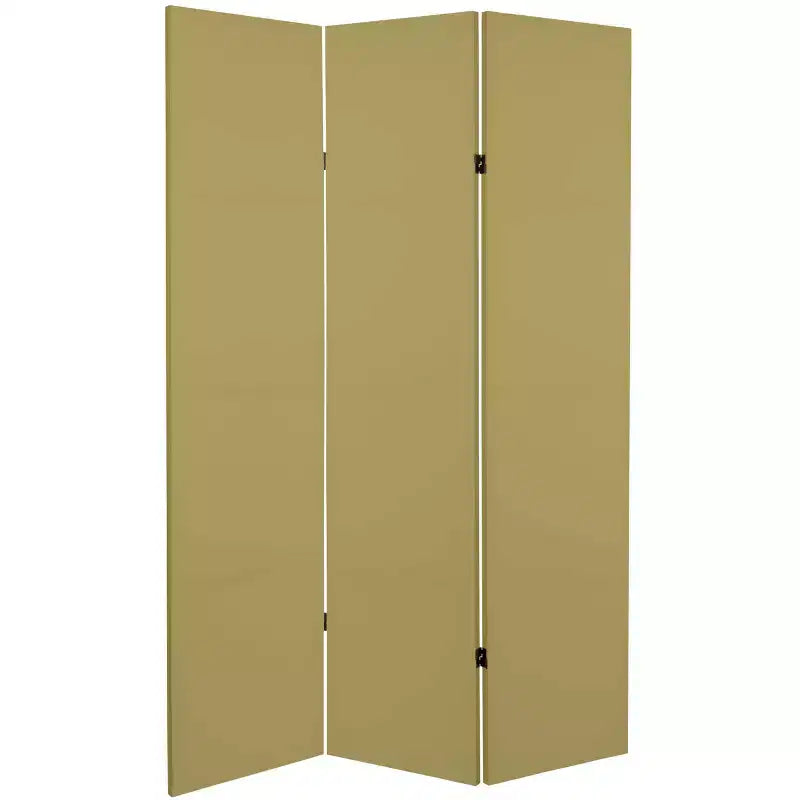 6-Panel Double Sided Solid Canvas Room Divider