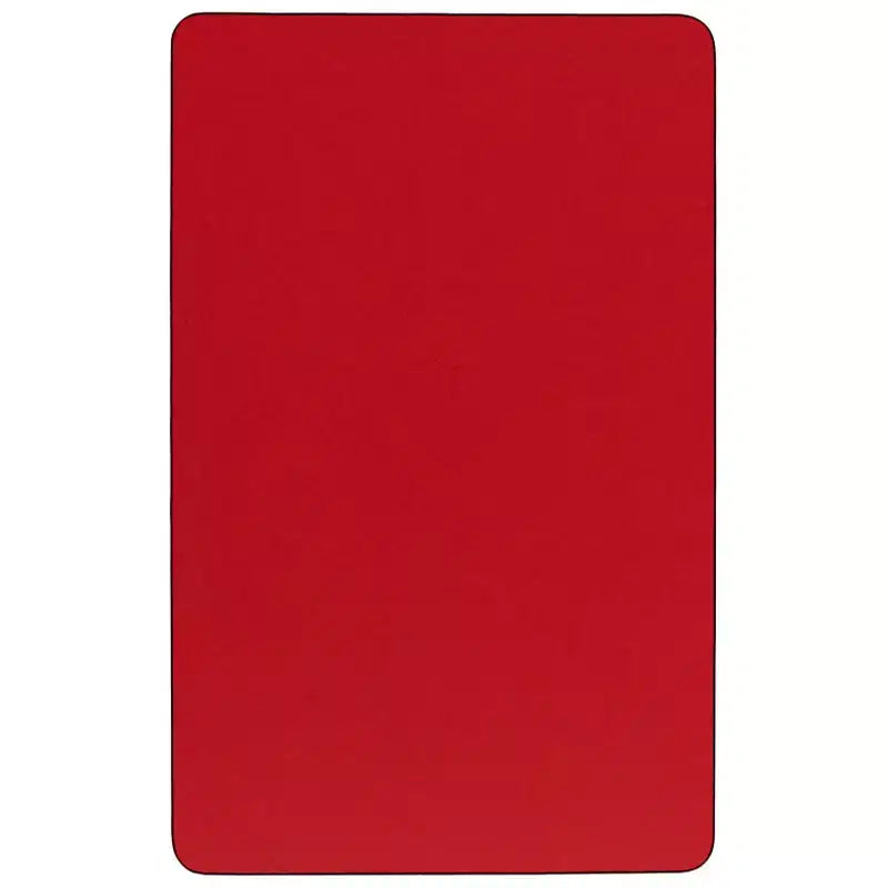 Mobile 24x48 Rectangle HP Laminate Adjustable Activity Table