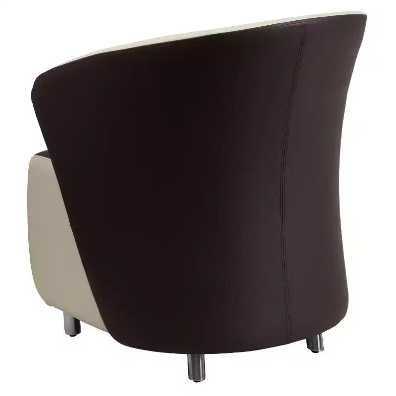 Home Office Curved Barrel Back Lounge Chair