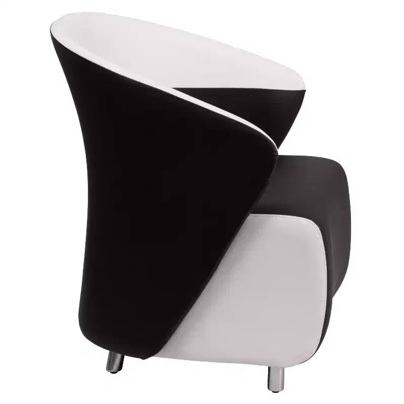 Home Office Curved Barrel Back Lounge Chair