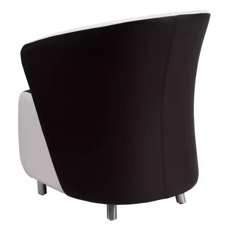 Home Office Curved Barrel Back Lounge Chair
