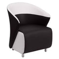 Home Office Curved Barrel Back Lounge Chair