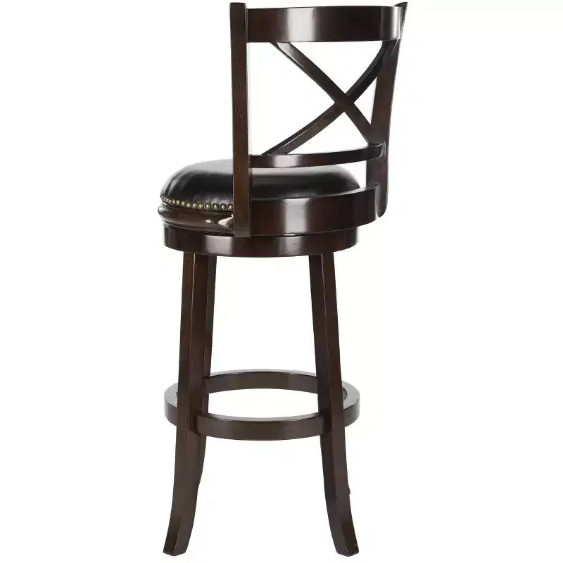 Swivel Bar Stool, Cappuccino/Black